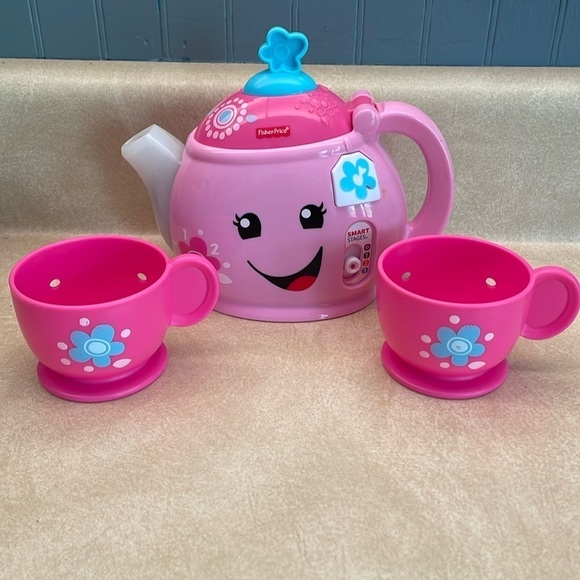 Fisher-Price Smart Stages Pink Tea Cup & 2 Pink Cups - Picture 1 of 10